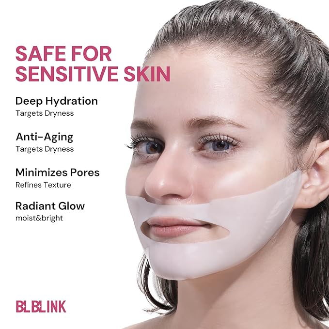 4 Pack Moisturizing Collagen Firming Hydrogel Mask 34gx20ea, Overnight Repair for Dry Skin, Collagen Face Masks, Firming & Anti-Aging, Hydrating Face Masks，Skincare