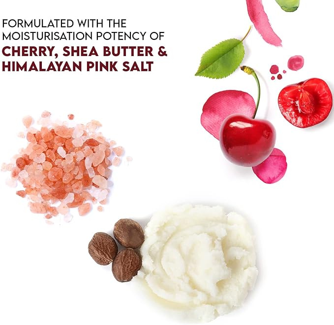 Salt Range Lip balm formulated with cherry and shea butter, 100% natural, soothing, hydrating, and deeply nourishing, Organic chapstick, 6-count pack (12 pieces total)