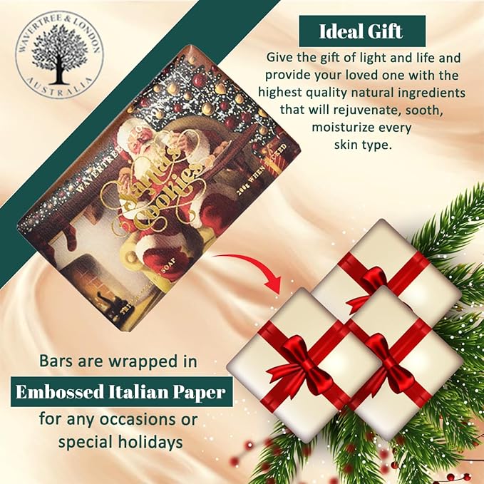 Wavertree & London White Orchid Scented Natural Soap (2 Bars), 7oz Moisturizing French Triple Milled Soap Bars enriched with shea butter - Pure Plant Based Bath & Body Bars for All Skin Types