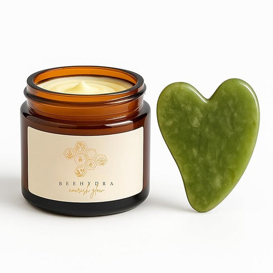 Grass-Fed Beef Tallow Balm & Gua Sha Set – Nourishing Tallow Moisturizer for Face, Body & Hands – Natural Skincare