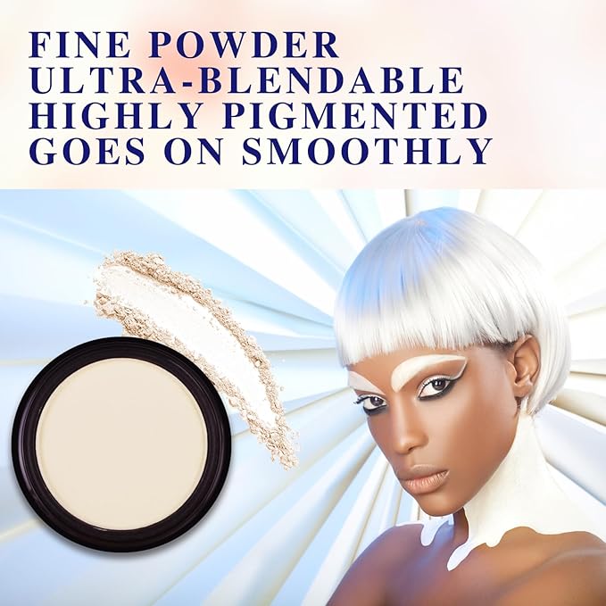 MEICOLY Off White Eye shadow,Beige Matte Cream Single Eyeshadow for Halloween Makeup,Natural Nude Pressed Powder Eyeshadow,Long Lasting Matte Shade Eyelid Color,Pigmented Eye Makeup for Women Girls