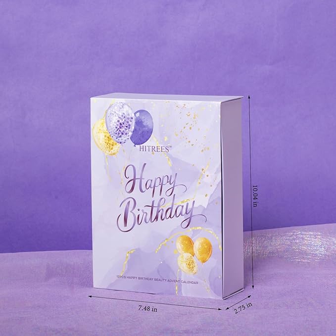 Advent Calendar Blind Birthday Gifts For Teens girls, Purple Gifts For Women, Gift Basket, Lavender Spa Gift Set, Lavender Gifts , Gifts Set for Birthday, Birthday Gifts For Women Advent Calendar