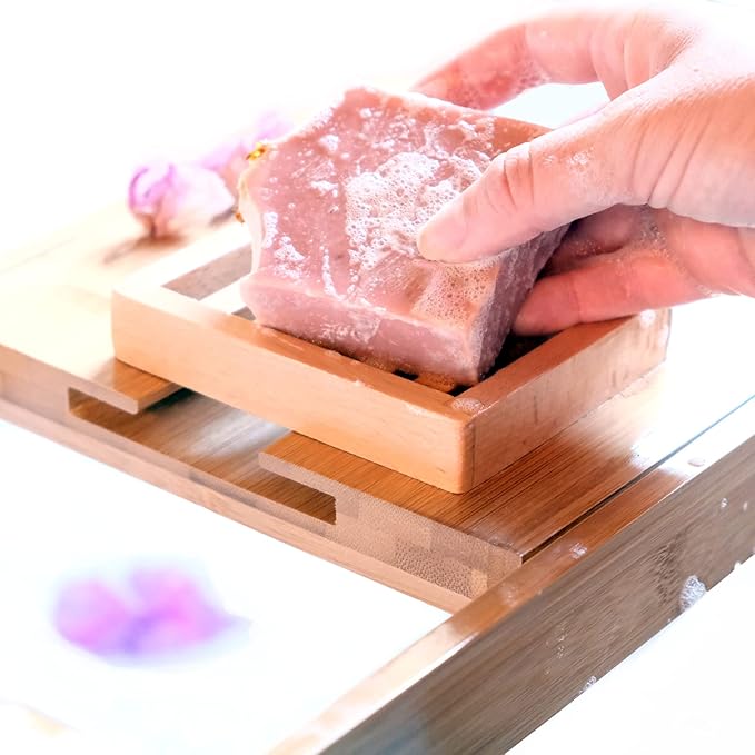 Natural Amor Organic Handmade Soap Bar Set (4 Pack), Made with Natural Ingredients, Cold Process Soap, Soap Gift Set for Women