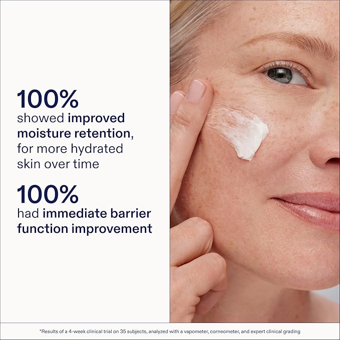 Skinfix Triple Lipid-Peptide Cream - 1.7 oz - Rich Face Moisturizer to Instantly Hydrate & Restore Dry, Sensitive Skin - Non-Comedogenic, Fragrance Free, Vegan, Cruelty Free