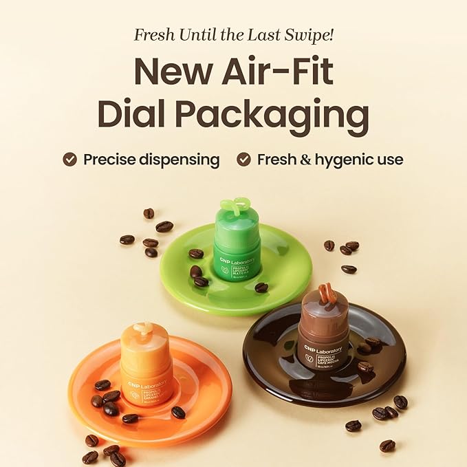 CNP Café Lip Butter - Propolis Lipcerin™ 06 Caramel Latte, Hydrating Overnight Manuka Lip Balm & Mask, 12hr Long-lasting Moisture, Korean Skin Care, 0.5 fl.oz.