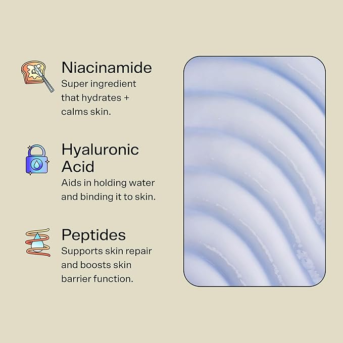 Bubble Skincare Drink Up Duo Dewy Skin Care Set - Travel Size Gift Set Includes Water Slide Hyaluronic Acid Serum & Slam Dunk Face Moisturizer - Promotes Healthy, Hydrated Skin (2 Count)