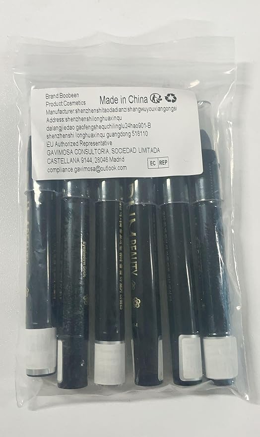 Boobeen 6PCS Cream Eyeshadow Stick - Waterproof Pencil Crayon Eye Brightener Stick Shimmer Pen - Create Glitter Eye Makeup, Easy to Use