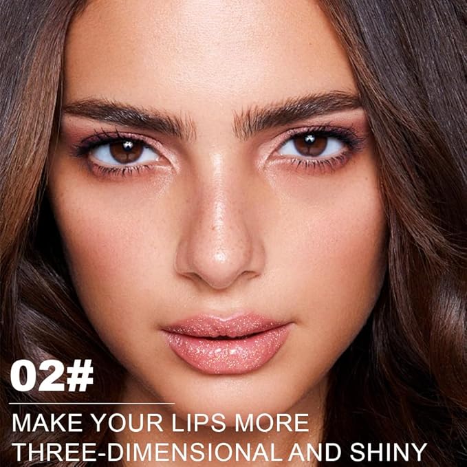 Kaely Glitter Color Changing Lipstick, Shimmer Metallic Lipsticks for Women, High Pigmented Lip Gloss Long Lasting Waterproof Smudge Proof 24 Hour, Halloween Makeup, Vegan & Cruelty-Free, 02