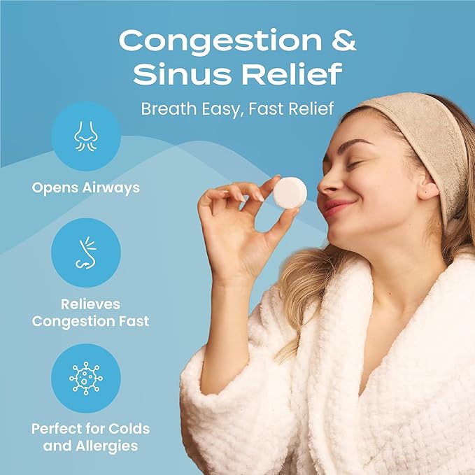 Body Restore Shower Steamers Aromatherapy 30 Pack - Birthday Gifts for Women, Men, Travel Essentials, Stress Relief, Relaxation, Self Care, Bath Bombs - Collector’s Box