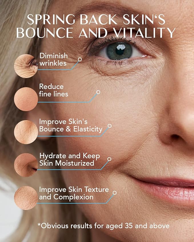 EnaSkin Retinol Face Moisturizer Collagen Cream, Rapid Facial/Neck Wrinkle Repair, Day/Night Anti Aging Firming Cream for Women & Men, Instant Lift & Deep Hydrating, 1.5 fl oz.