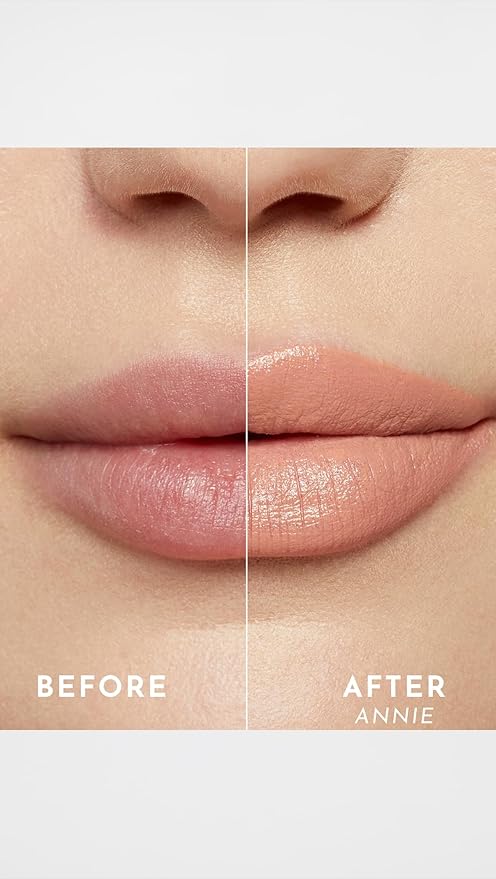 Lawless Forget the Filler Lip-Plumping Line Smoothing Satin Cream Lipstick, Annie, Orange, 0.1 Ounce