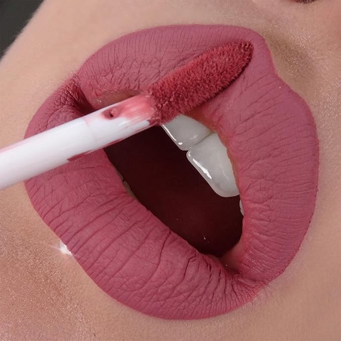 Lord & Berry Timeless Kissproof Semi Matte Liquid Lipsticks Ultra Light & Thin Coverage for Smooth & Nourished Lips Long Lasting Lipstick for Women, Vegan & Cruelty Free Makeup Set, Muse