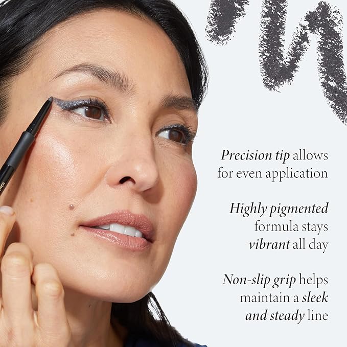 LAURA GELLER NEW YORK INKcredible Gel Eyeliner - Smoky Night - Waterproof Smudge-proof Eyeliner Pencil - Built in Sharpener