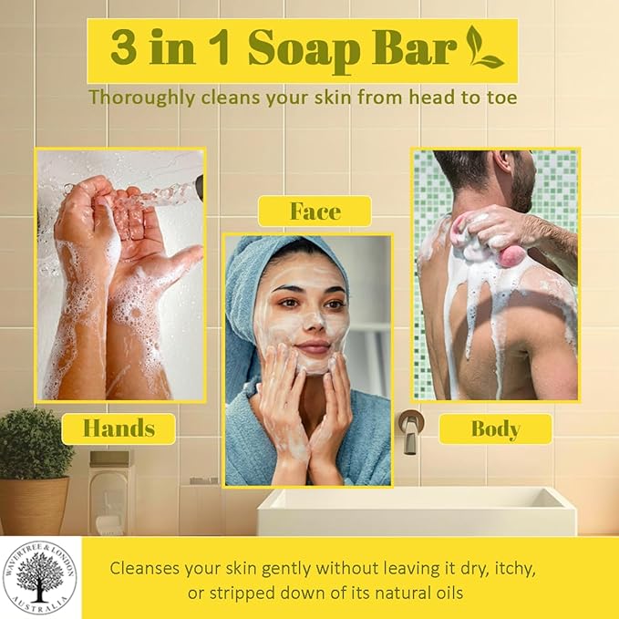 Wavertree & London Pineapple, Coconut & Lime Scented Natural Soap (2 Bars), 7oz Moisturizing French Triple Milled Soap Bars enriched with shea butter - Pure Plant Oil Bath & Body Soap Bars