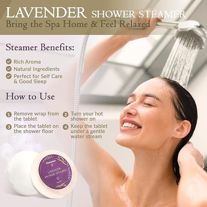 Lavender Bath Set for Women, Birthday Basket for Female, Mom, Sis, Girlfriend, and Best Friends, Spa Gifts Baskets for Women- Relaxation Present for female Friend