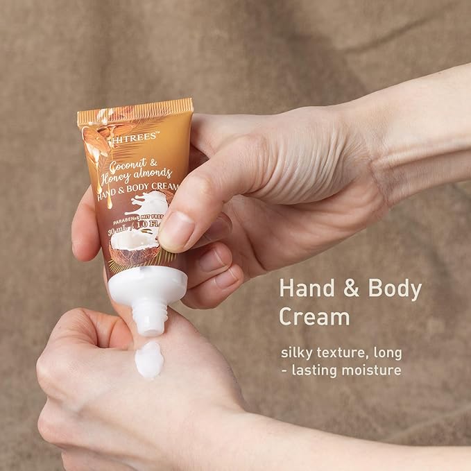 Spa Gift Set for Women, Happy Birthday Gifts for Mom Her Friend Sister Wife, Self Care Get Well Gifts with Coconut & Honey Almond Bath Set for Teengirls