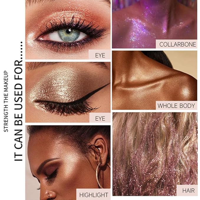 Monochrome Powder Eyeshadow Palette Makeup,Pink Natural Neutral Single Shimmer Eye Shadow for Older Women,Sparkly Eye Finish,Long Lasting Naturing-Looking