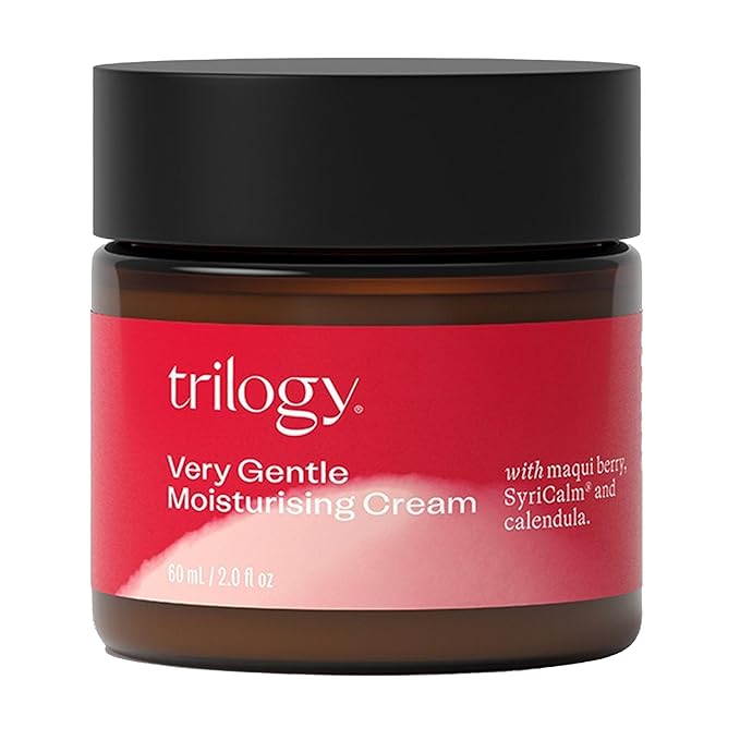 Trilogy Very Gentle Moisturising Cream, SyriCalm & Hyaluronic Acid for Sensitive Skin, 2.0 fl oz