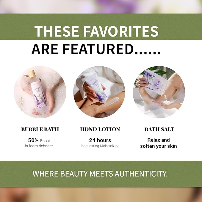 Spa Gift Baskets for Women - Lavender Bath Gift Sets- 11pcs with Bubble Bath, Shower Gel, Body Lotion, Bath Bombs, Essential Oil, Mothers Day Birthday Gifts Idea