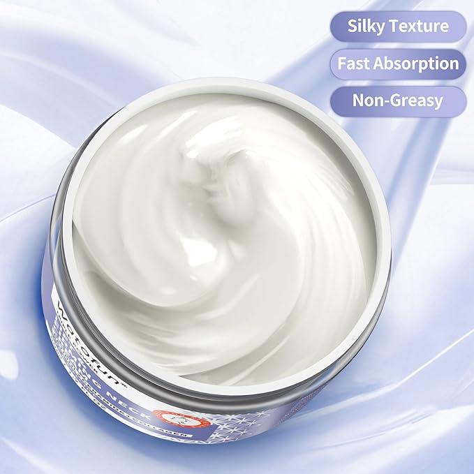 Retinol, Peptides Neck Firming Cream - Ultimate Tightening and Lifting for Crepey Skin, All-Over Body Treatment, Safe for Sensitive Face Moisturizer