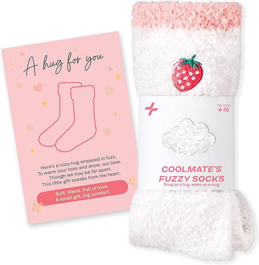 CoolMate GLOBAL Fuzzy Socks for Women Gift Box, Cozy, Soft, Comfy & Cloud-Like Socks, Plush, Durable for Spa, Home