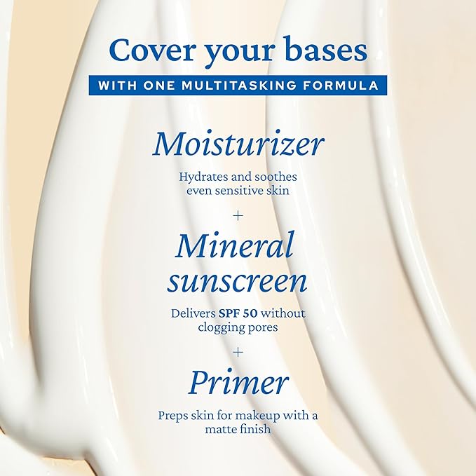 belif Dew Guard - Daily Mineral sun SPF 50 Hydrating Niacinamide Sunscreen (1.69 fl. oz) - Daily Broad Spectrum, Reduces Redness, No-White Cast, Non-Greasy, Korean Skincare