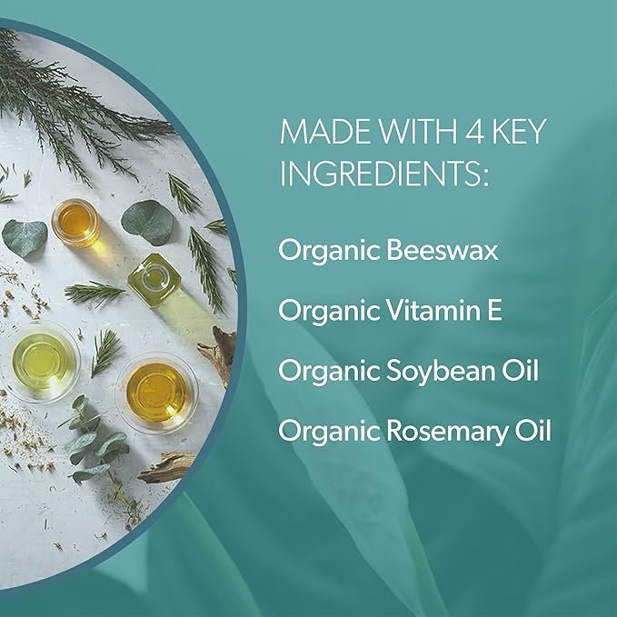 Waxelene Original Lip Tube, Single, Best Lip Balm Ever Organic Multipurpose Ointment Baby Eczema Chapped Dry Sensitive Skin Body Hand Face Moisturizer