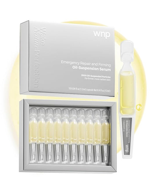 WNP collagen Serum Anti Aging,Oil-Suspension Serum|Barrier repair Firming Emergency Repair|WaterOilBalance| 4D hyaluronic acid|Single-Use Vials Skincare for Sensitiveskin((1.2ml/0.04 fl.oz.) (12ml)