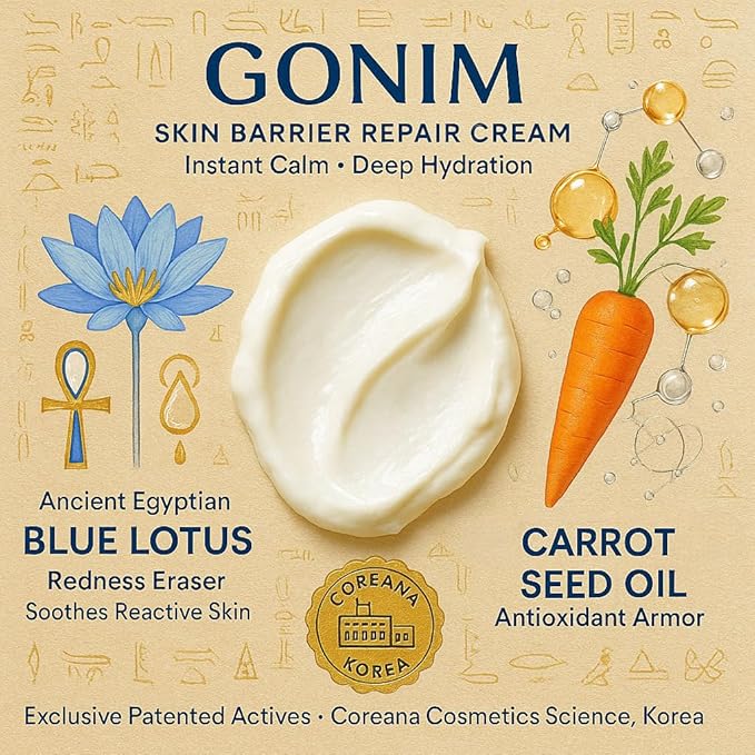 Face Moisturizer Korean Skin Care,Anti Aging Support with Collagen Activation,Skin Barrier Repair Face Cream,Daily Face Moisturizer for Dry,Sensitive Oily Skin,Shea Butter Hydration-3.38fl.oz