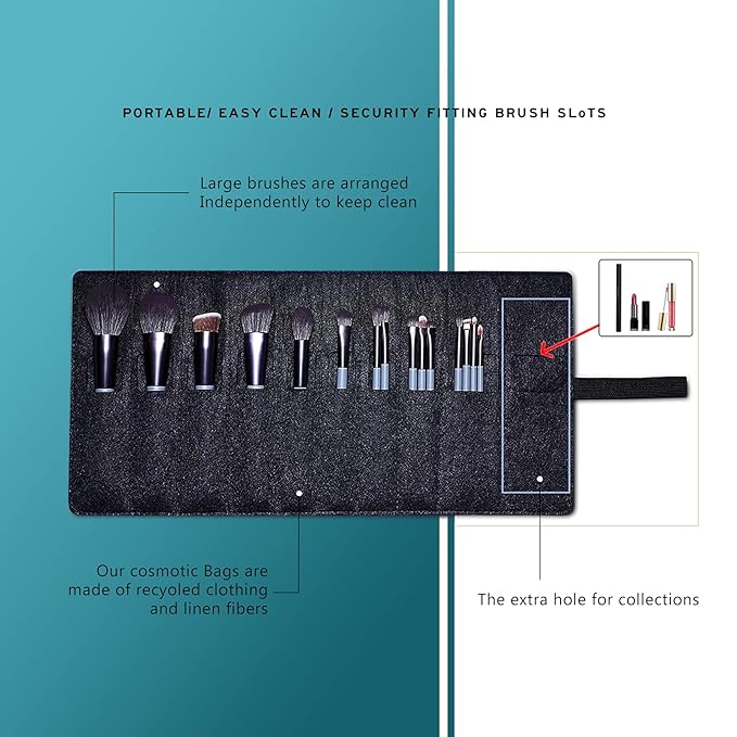 Makeup Brush Set, EIGSHOW Professional Makeup Brushes Foundation Powder Concealers Eye Shadows 15 Piece for Eye Face Liquid Cream Cosmetics Kit (GREY)