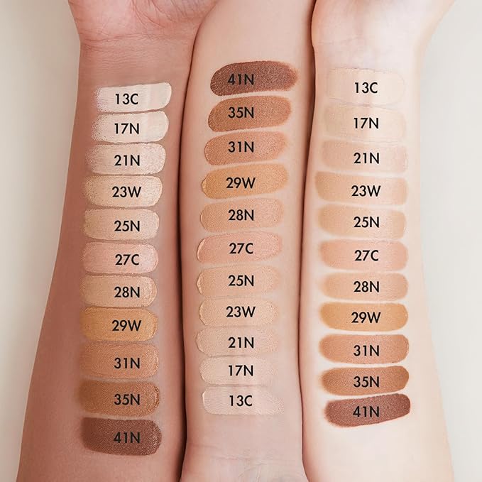 AGE20'S Signature Essence Pact SPF 50+ | Pack of 2 | 25N SAND | Cream Foundation, Dewy Finish, Natural Coverage | Korean Cushion Foundation