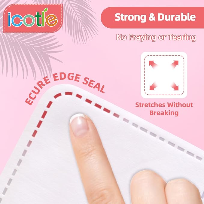 200-Count Eye Cotton Pads 100% Cotton Ultra Soft Square Cotton Pads, Spunlace Purely Physical Technology, Makeup Remover Pads for Facial Cleansing on All Skin Types