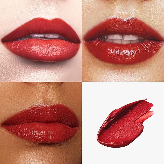Catkin Moist Lipstick Hydrating High Impact Color Infused with Vitamin E and Avocado Oil Smooth Soft Texture Long Lasting Red Glow Finish 130