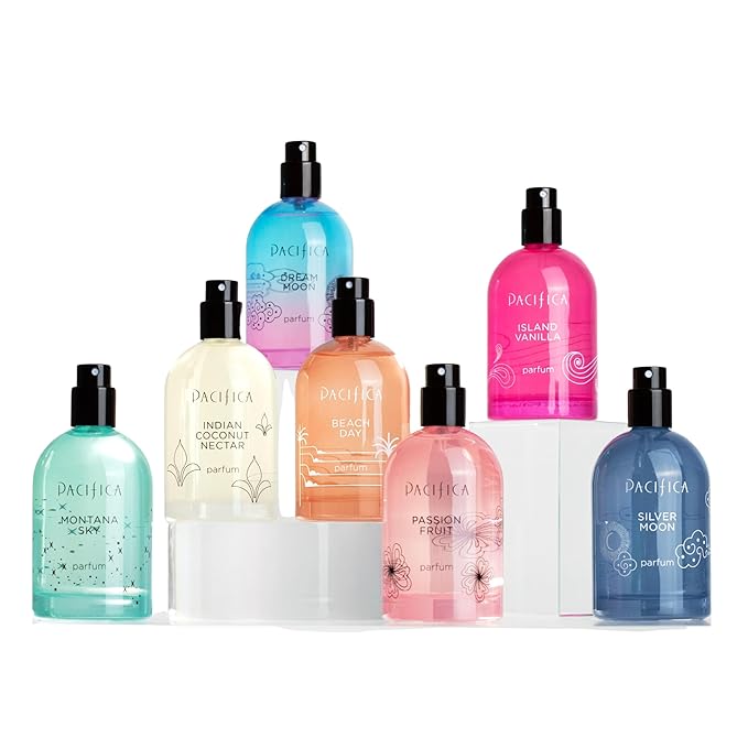 Pacifica Beach Day Spray Perfume, Fragrances, Bliss, Bergamont, Orange Flower, Sandalwood, Amber, Suede Leather, Clean Perfume, Parfum, Eau de Toilette Clean Vegan & Cruelty-Free