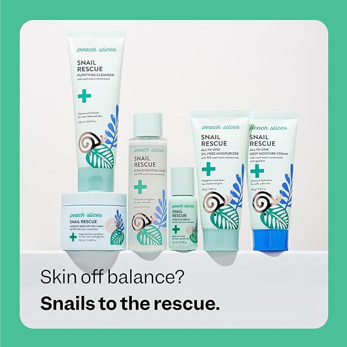 Peach Slices Snail Rescue Purifying Cleanser 4.05 fl oz.