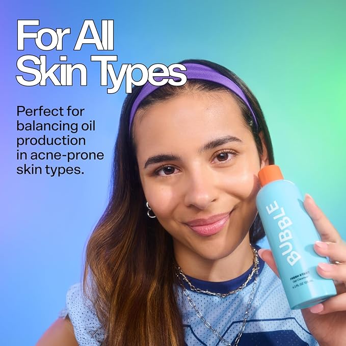 Bubble Skincare Fresh Start Exfoliating Gel Cleanser (125ml) + Level Up Balancing & Hydrating Face Moisturizer (50ml)