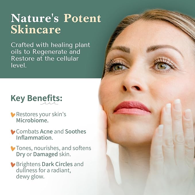 Skin Care Set | Organic Skincare Kit with 4 oz Cleanser, 2 oz Toner & 2 oz Renew Moisturizer | Natural Beauty Gift Set for Nourished, Radiant & Healthy Skin