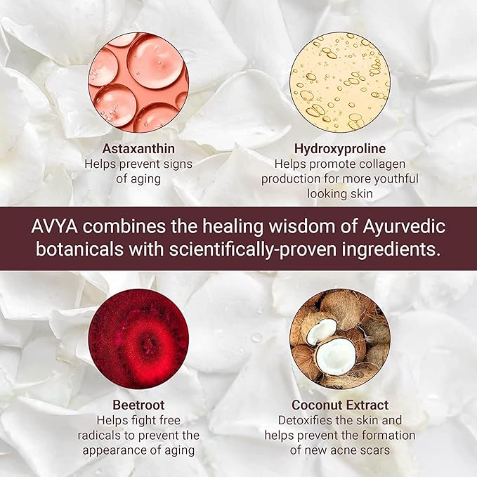 AVYA Night Moisturizer (0.34oz) - Advanced Ayurvedic Skincare/Retinol Cream with Antioxidants/Reduces Fine Lines and Wrinkles