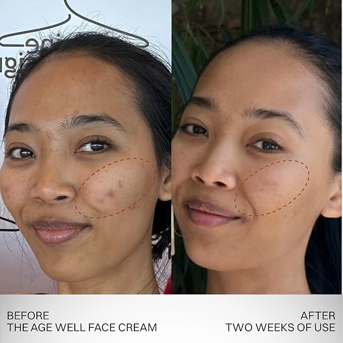 Tano Age Well Face Cream – Retinol Alternative with Banana Sap, Hyaluronic Acid, Vitamin C – Reduces Wrinkles, Firms Skin, Boosts Collagen – Fragrance Free, EU Clean, Travel Size 0.5oz