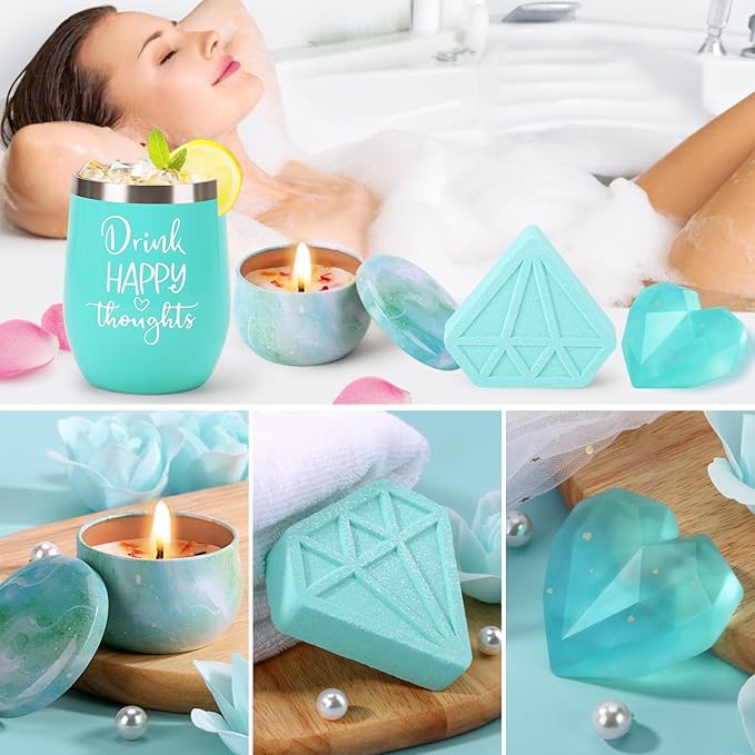 Birthday Gifts for Women Self Care Gift Set, Relaxing Spa Gifts Basket Women Care Package Get Well Soon Gift, Unique Christmas Gifts for Mom Wife Grandma Her Friend Sister, Thinking of You Presents