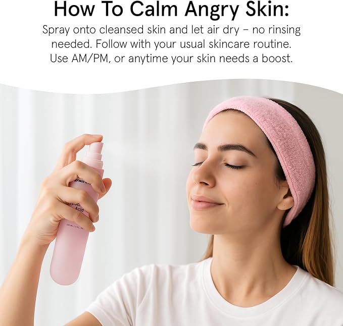 grace & stella Hypochlorous Acid Spray for Face - Acne Spray - Gentle Face Mist to Calm Redness, Flare-Ups, Breakouts, Body Acne, Bacne - Soothing Facial Mist for Sensitive Skin (120ml/4 fl oz)