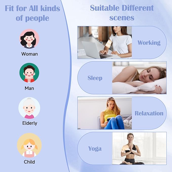 Castor Oil Pack Wrap, 9 Pcs Organic Castor Oil Packs Kit for Entire Body Neck Shoulder Waist Back Hand Knee Leg and Feet, Reusable Pads Kit for Hot/Cold Castor Oil Compress for Woman/Man【Pink】