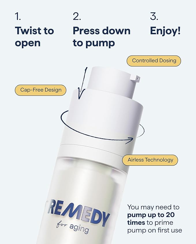 Remedy for Healthy Aging - Retinaldehyde, Resveratrol, Glycolic Acid, Argireline, Ferulic Acid, Matrixyl 3000 - Anti-Aging Treatment for Wrinkles, Uneven Texture & Tone - By Dermatologist Dr. Shah