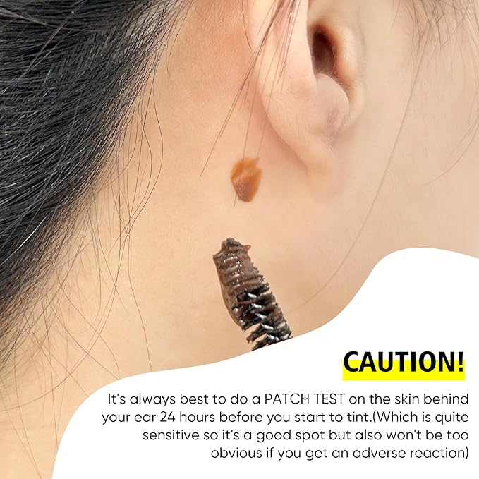 Lash Tint Kit, Eyebrow Tint Black Instant Natural Results, Professional Eyelash Tint Kit Lasts Up to 4 Weeks for Salon Home Use