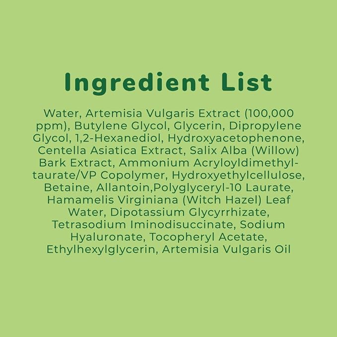 FACETORY K Beauty Face Mask Skin Care - ARTEMISIA REFRESHING RELIEF Sheet Mask with Artemesia Plant Extract | Soothes Redness & Breakouts (10 Pack)