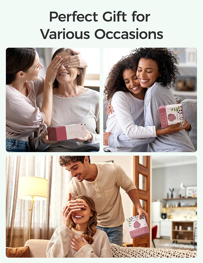 Momcozy 14 Pack Shower Steamers Spa Gifts - Eucalyptus Leaf Shape, with Natural Peppermint & Eucalyptus Essential Oil for Relaxation, Long-Lasting, Thoughtful Birthday and Holiday Gifts for Her/Him