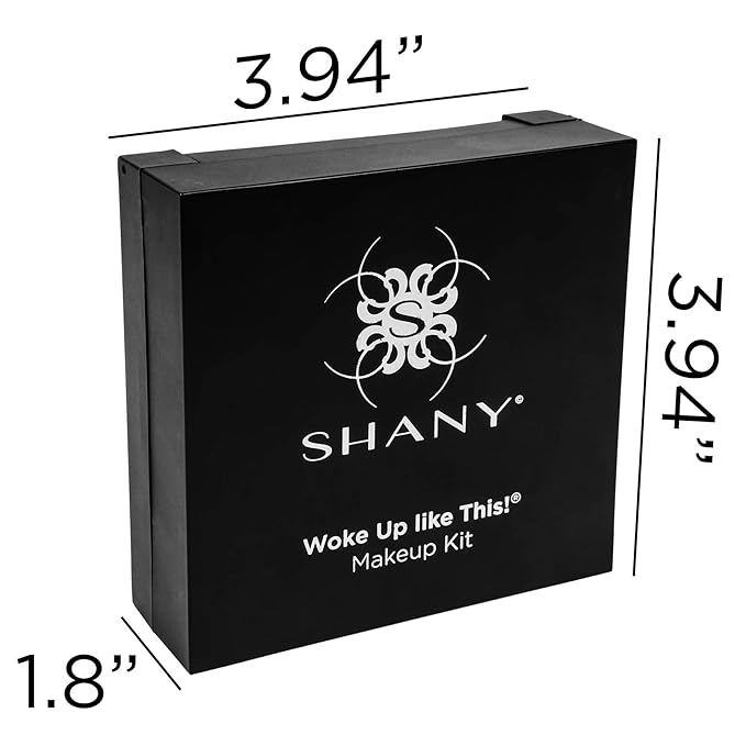 SHANY 'Woke Up Like This' Makeup Kit - Eye Shadows, Blushes, Mascara, and Applicators (Pack of 2)