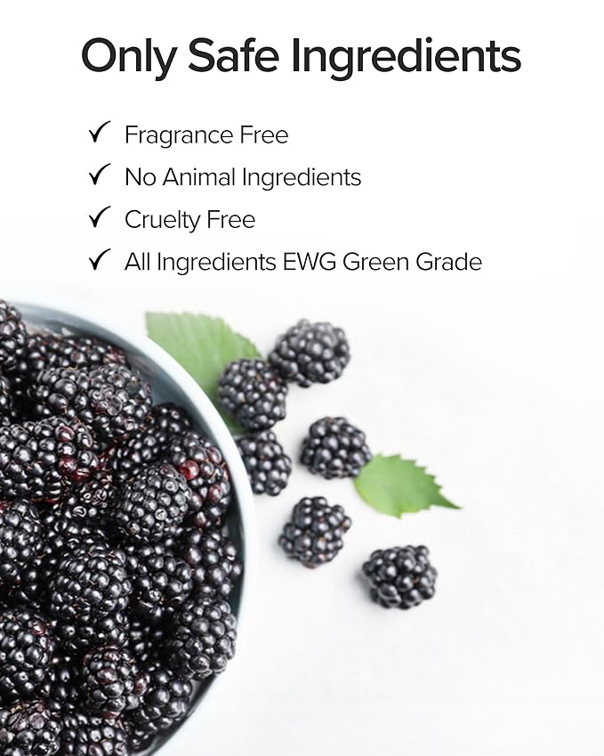 Mary&May Idebenone Blackberry Cream | Antioxidant Korean Moisturizer with 5 Ceramides & Hyaluronic Acid | Skin Barrier Repair & 48H Hydration | For All Skin Types (100g/3.52oz)