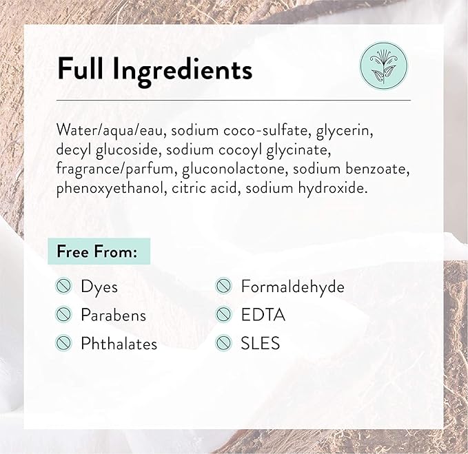 J.R. Watkins Foaming Hand Soap Pump with Dispenser, Moisturizing Hand Soap Foam, Alcohol-Free and Cruelty-Free, Use for Kitchen or Bathroom, Coconut, 9 fl oz, 3 Pack