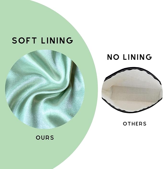 Women Birthday Maid of Honor Monogrammed Gifts for Bride Bridesmaid Sister Friend Her Teacher Makeup Cosmetic Bag with Mirror Mothers Day Christmas Graduation R